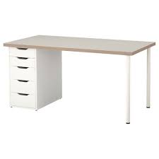 Linnmon Alex Table White 59x29 1 2 Ikea In 2020 Ikea Home Drawer Unit