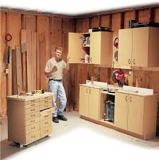 Simple All Purpose Shop Cabinets Popular Woodworking Magazine Shop Cabinets Workshop Cabinets Easy Woodworking Projects