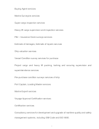 Ab inspection report is usually performed by a third party company hired by the insurance company that your application has been submitted to, although the insurance company might have. Marine Survey Cargo Inspection Company In Vietnam