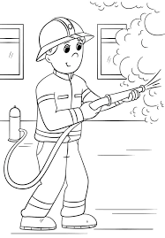 Emergencies at sea, accidents, fires, disasters at the barbecue, fireman sam and his crew are sam the fireman coloring pages. Lego Firefighter Coloring Page Free Printable Coloring Pages For Kids