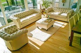 The chunky heaviness of the chesterfield provides the perfect counterpoint to the spindly legs of midcentury furniture. The Best Quality Chesterfields And Chesterfield Furniture Directly From Our Own Workshop In England English Decorations