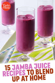 15 Copycat Jamba Juice Recipes To Blend Up At Home Jamba Juice Recipes Juice Smoothies Recipes Jamba Juice