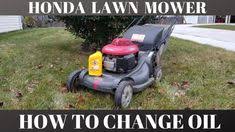 Sae 30 lawnmower 4 stroke oil 0 6l suitable for most walk behind mowers husqvarna honda mountfield jonsered rally lawn garden equipment. How To Change Oil In A Honda Lawn Mower Lawn Mower Lawn Mower Storage Mower
