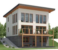 Sloping Lot House Plan Four Bedrooms Three Floors Modern Architecture In 2020 Sloping Lot House Plan Dream House Exterior Tiny House Cabin