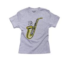 See the video above for instructions. Hollywood Thread Very Cool Simple Saxophone Stencil Drawing Boy S Cotton Youth Grey T Shirt Walmart Com Walmart Com