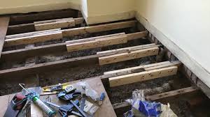 Sistering Floor Joists Youtube