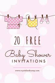 18 Printable Baby Shower Invites Free Baby Shower Invitations Free Baby Shower Free Printable Baby Shower Invitations