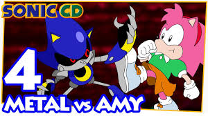 Sonic CD 4 METAL SONIC vs AMY - YouTube