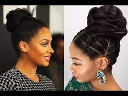 The name of this black bun hairstyle speaks for itself. Amazing Style 36 Bun Hairstyle Black Girl