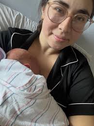 09.12.2025 at 5:41am Christopher Aaron came screaming into our lives ♥️ he  has the best facial expressions, gives the best cuddles, and does a great  fire alarm impression when he's hungry. Blessed (