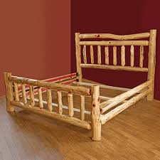 Compare online · large selection · the best price · full offer Wildwood Rustics Double Top Rail Red Cedar Log Bed
