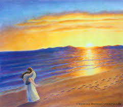 Footsteps in the sand (bulgarian: Footprints In The Sand John The Baptist Artworks