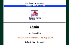 Kerja kosong online, kerja kosong kerajaan, kerja kosong, kerja kosong 2018, kerja kosong 2017, kerja kosong kuantan, kerja kosong di ipoh, kerja kosong sabah, kerja kosong uitm, kerja kosong kelantan, kerja kosong bangi, kerja kosong johor, kerja kosong brunei Info Jawatan Kosong Terkini Seacom Miri Sdn Bhd Miri Sarawak Jawatan Kosong Terkini