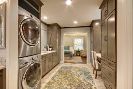 We're talking about the master closet today. Expansive Master Closet And Laundry Area Traditional Laundry Room Grand Rapids By Standale Home Studio Houzz