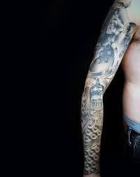 60 Music Sleeve Tattoos For Men - Lyrical Ink Design Ideas
