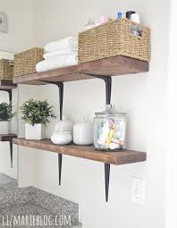 This simple yet stylish bathroom rack can be used to hold many things including magazines, toilet paper or towels. 17 Diy Space Saving Bathroom Shelves And Storage Ideas Shelterness