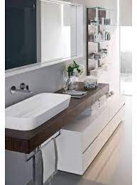 Mensola Piano Lavabo In Legno Massello Color Wenghe 150x50x6 Modernes Badezimmerdesign Moderne Badezimmerideen Bad Inspiration