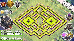 Maybe you would like to learn more about one of these? New Town Hall 9 Trophy Farming Base X Bow Island Th9 Base Copy Link Clash Of Clans Youtube