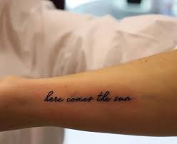 50 tattoo quotes to inspire you. Song Lyric Tattoos Popsugar Smart Living