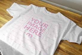 Download Free Realistic T Shirt Front View Closeup Mockup Mediamodifier