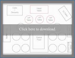 table layout of a wedding reception lovetoknow