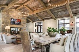 Rustikale Wohnzimmer Eine Gemutliche Rustikale Einrichtung Fur Das Wohnzimmer Neu Haus Designs Country Style Living Room Rustic Living Room Home Ceiling
