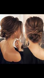Pretty Soft Low Bun Updo Bridal Hair Wedding Hair Hair Styles Prom Hair Updo Curly Bridal Hair Updo