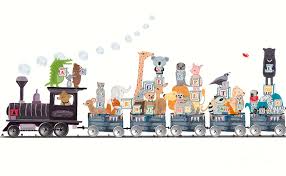 Have your child read along and take a ride on the alphabet . Little Alphabet Train Painting By Bri Buckley