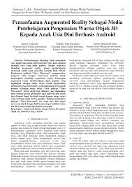 2d, animasi dibuat dengan menggunakan beberapa gambar yang memiliki layer terpisah yang berarti. Pdf Pemanfaatan Augmented Reality Sebagai Media Pembelajaran Pengenalan Warna Objek 3d Kepada Anak Usia Dini Berbasis Android