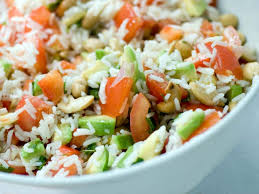 4 Salades Anti Cholesterol Salade De Riz Recette Salade De Riz Riz Au Poulet
