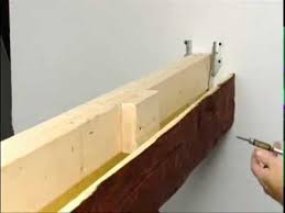 Installing Beams On A Suspended Or Drop Ceiling Can Be Tricky But Not Impossible This Quick But Handy Video Instruction Faux Beams Faux Wood Beams Wood Beams