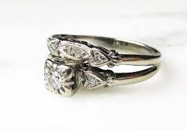 14k White Gold 21tcw Diamond Wedding Engagement Ring Etsy Antique Wedding Rings Wedding Rings Vintage Wedding Ring Sets Vintage