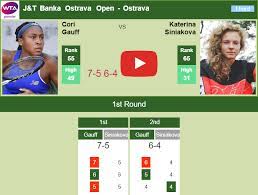 Check spelling or type a new query. Cori Gauff Ousts Siniakova In The 1st Round Highlights Ostrava Results Tennis Tonic News Predictions H2h Live Scores Stats