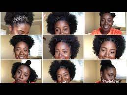 Nine Low Tension Hairstyles For Medium Length Natural Hair Easy Youtube Medium Length Hair Styles Natural Hair Styles Medium Hair Styles