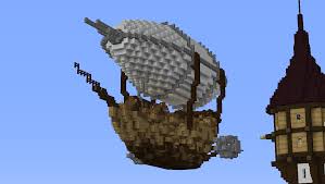 This is my nomadic tribe steampunk steampipe layer, and it is meant to lay pipes to transport steam. Here Is My Base From A Server That I M Playing On A Steampunk Inspired Airship Thoughts Minecraft
