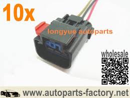 Longyue 10pcs Speed Sensor Vss 3 Terminal Pigtail Connector Plug For Chrysler Dodge Jeep 12 Ignition Coil Mopar Sensor