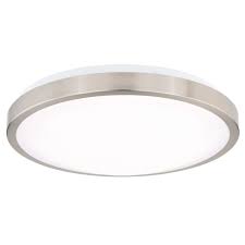 15 dia flush mount ceiling light fixtures frosted shade painted leaf motif. Aries 13 75 In W Led Satin Nickel Flush Mount Ceiling Light Fixture White Shade