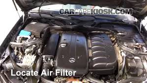 Air filters control pollen and dust particles from getting into your vehicle and reduce the smell of outdoor odors. Air Filter How To 2003 2009 Mercedes Benz E320 2005 Mercedes Benz E320 Cdi 3 2l 6 Cyl Turbo Diesel