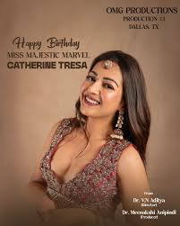 Catherine Tresas birthday poster unveiled by director VN Aditya