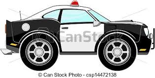 Tu veux aller sur une île ou sur la lune ? Voiture Police Dessin Anime Surveiller Voiture Isole Fond Blanc Dessin Anime Canstock