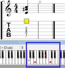 This guitar app boasts the largest chord & tab database, so it's pretty safe to say that whichever tablature you were looking for, you can find it here. Playing Guitar Tabs On Piano Music Practice Theory Stack Exchange