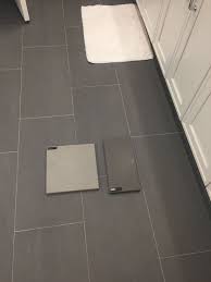 They can withstand extreme moisture, light or heat. Silestone Cemento Spa Suede Finish Solid Surface On Right Shown On Happy Floors Kursaal Color Porcelain Floor Kitchen Porcelain Flooring Kitchen Flooring