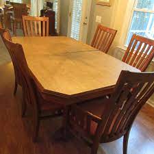 The six chairs consist of 2 arm (captain) chairs and 4 regular chairs. Rbdrf46 Ideas Here Richardson Brothers Dining Room Furniture Collection 5600