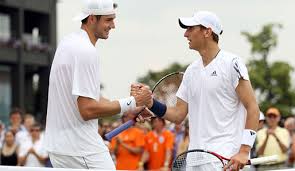 Isner is a lot about his thunderous serve, but also plays a competent baseline game (better than for example karlovic) and has soft hands around the net. Wimbledon
