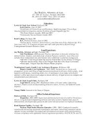 Northwest Law Office Jay Bodzin Resume Job Search Resume Sample Resume