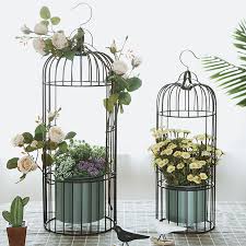 Discover our stunning range online at spotlight. Qimo Nordic Creative Iron Art Hanging Flower Pot Bird Cage Home Indoor And Outdoor Artificial Flower Arrangement Green Plant Flower Pot