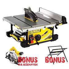 Dewalt 254mm Table Saw 2000w Bonus Dwe7491 Xe Portable Table Saw Diy Table Saw Home Made Table Saw