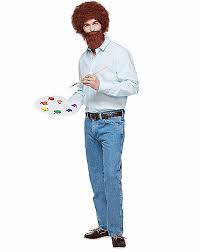 New Popular Halloween Costumes 2017 Bob Ross Costume Bob Ross Costume Mens Halloween Costumes Bob Ross Halloween Costume