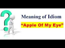Definitions by the largest idiom dictionary. Apple Of My Eye Idiom Meaning Hindi English Youtube