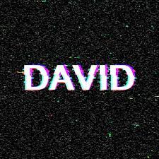 David Name Typography Glitch Effect Free Image By Rawpixel Com Pam Lisa Name Names Typography
